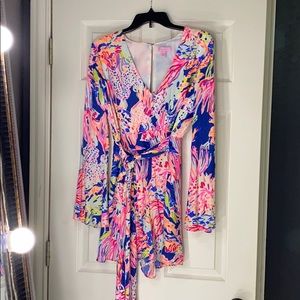Lilly Pulitzer Sunken Treasure Gloria Romper sz 8